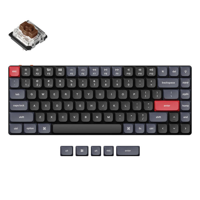 Безжична механична клавиатура Keychron K3 Pro, черна