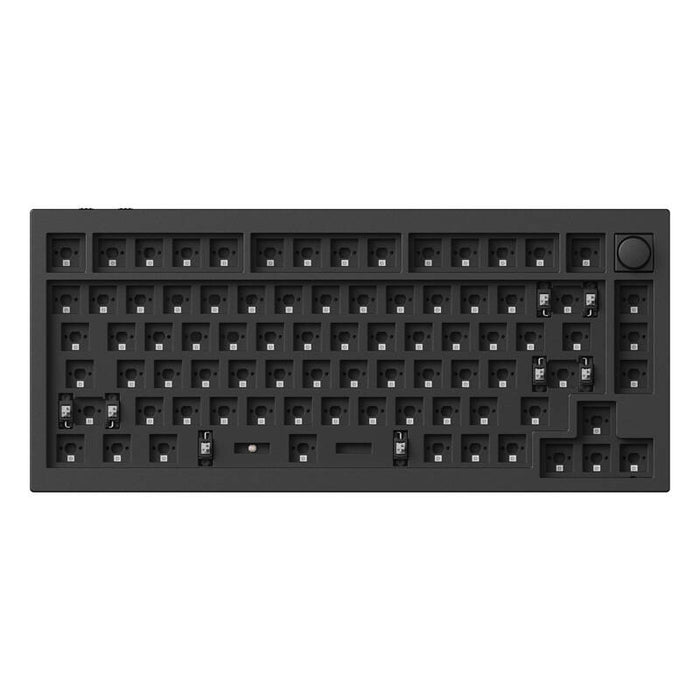Безжична механична гейминг клавиатура Keychron Q1 HE, RGB, Nebula Switch, 4000 mAh, черна