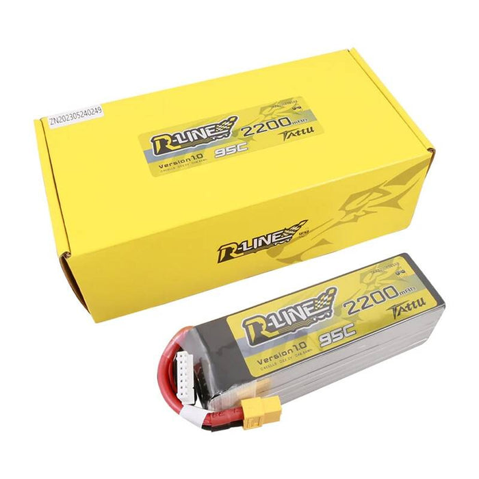 Батерия Lipo Tattu R-Line, 22.2V, 2200mAh, 6S, 95C, XT60
