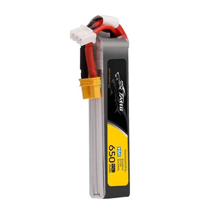 Батерия Lipo Tattu 2s, 650mAh, 95C, 7.6V, HV с XT30 конектор
