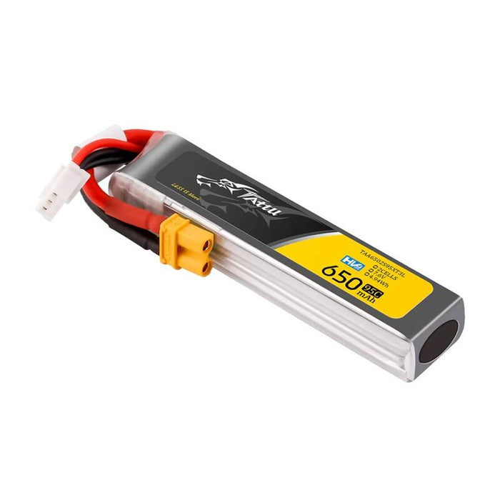 Батерия Lipo Tattu 2s, 650mAh, 95C, 7.6V, HV с XT30 конектор