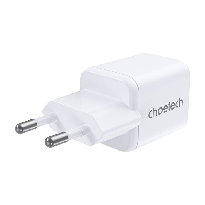 Зарядни Choetech, PD30W, 1x USB-C, 1x USB-A, бяло