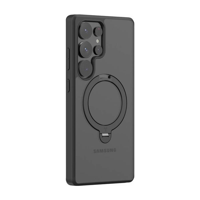Кейс Torras Ostand Spin Series за Samsung S25 Ultra, черен