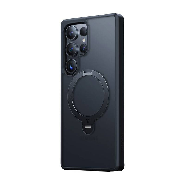 Кейс Torras Ostand Spin Series за Samsung S25 Ultra, черен