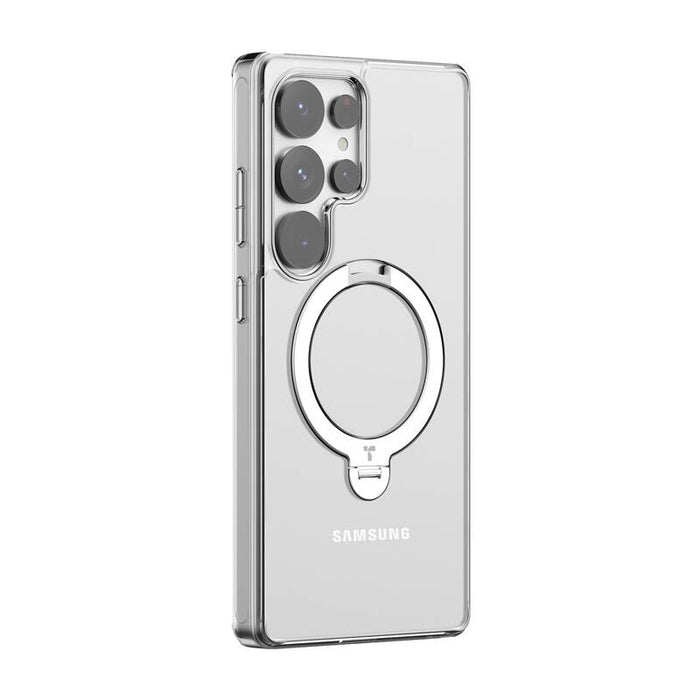 Кейс Torras Ostand Spin Series за Samsung S25 Ultra, прозрачен