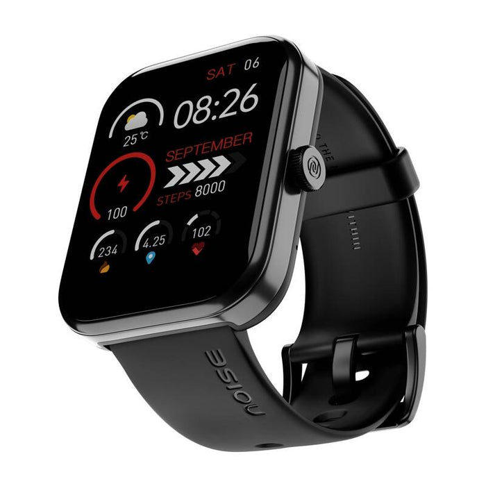 Смарт часовник Noise Pulse 2 Max, Bluetooth 5.3, 240 x 284, 300 mAh, IP68, черен