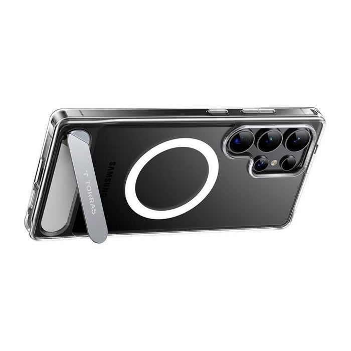 Кейс Torras Pstand Series за Samsung S25 Ultra, прозрачен