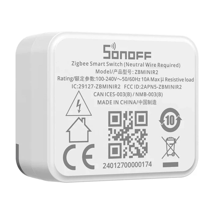 Смарт превключвател SONOFF ZBMINIR2, ZigBee