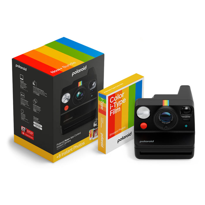 Фотоапарат за моментни снимки POLAROID NOW+ GEN 3 BLACK BUNDLE