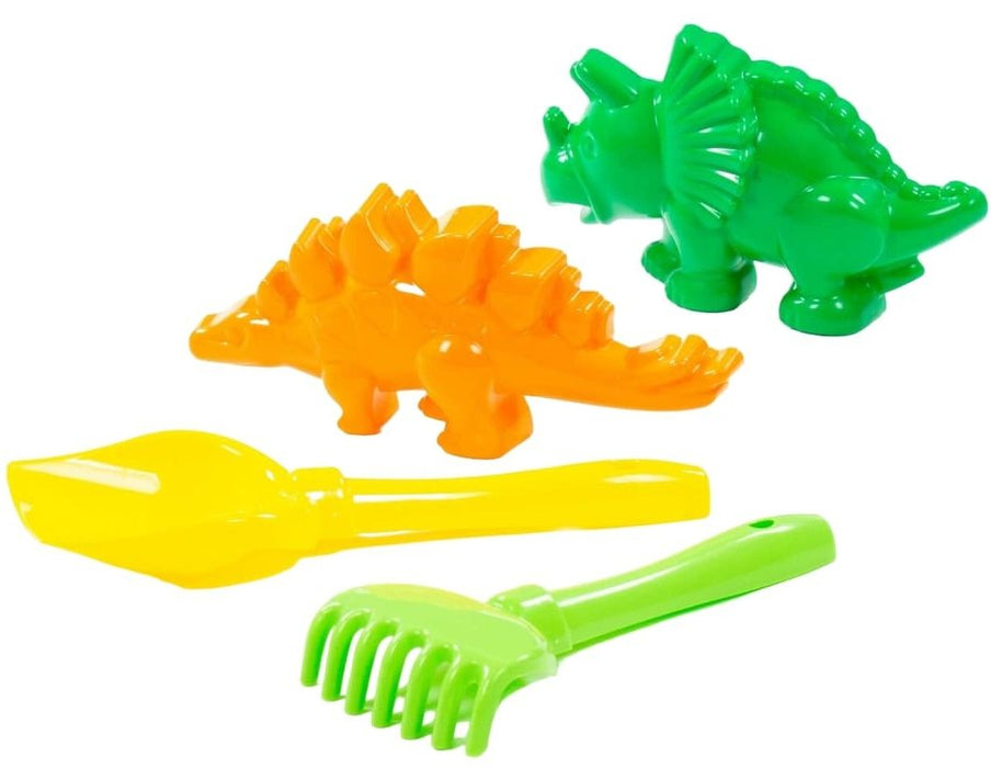 Плажен комплект Polesie Toys - Динозавър, 4 части