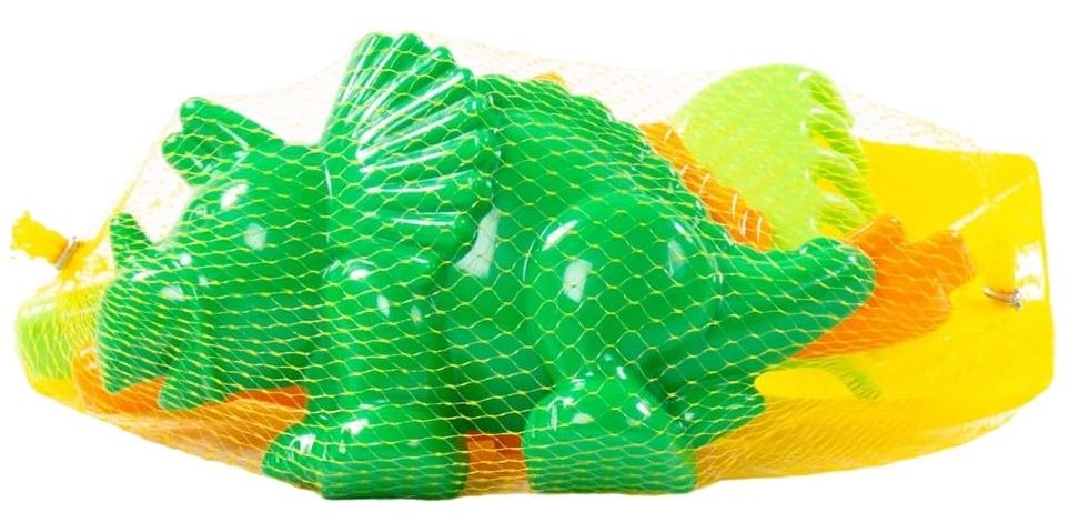 Плажен комплект Polesie Toys - Динозавър, 4 части