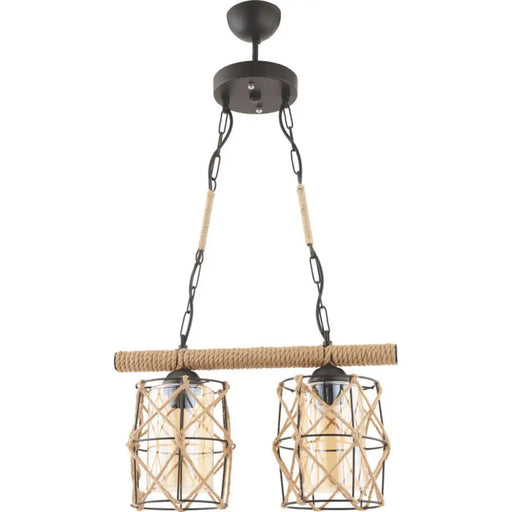 ПОЛИЛЕЙ 2XE27 ЧЕРЕН + ВЪЖЕ ОПУШЕНА ЧАШКА INTO DJUNA