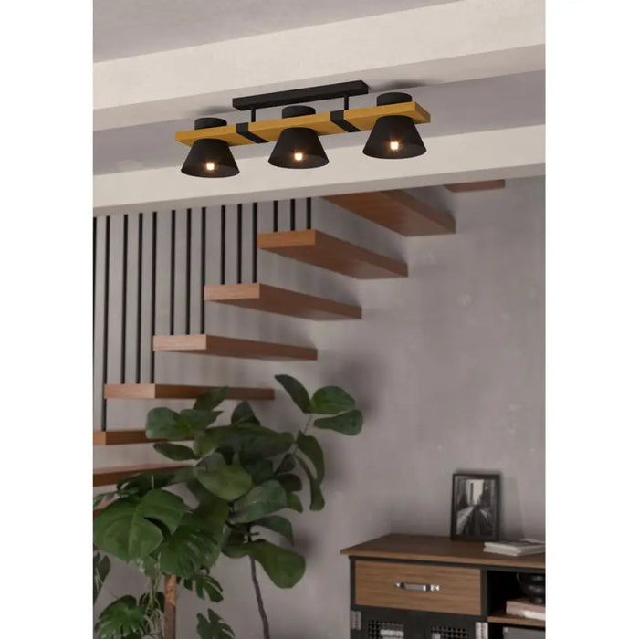 ПОЛИЛЕЙ 3XE27 ЧЕРЕН EGLO MACCLES