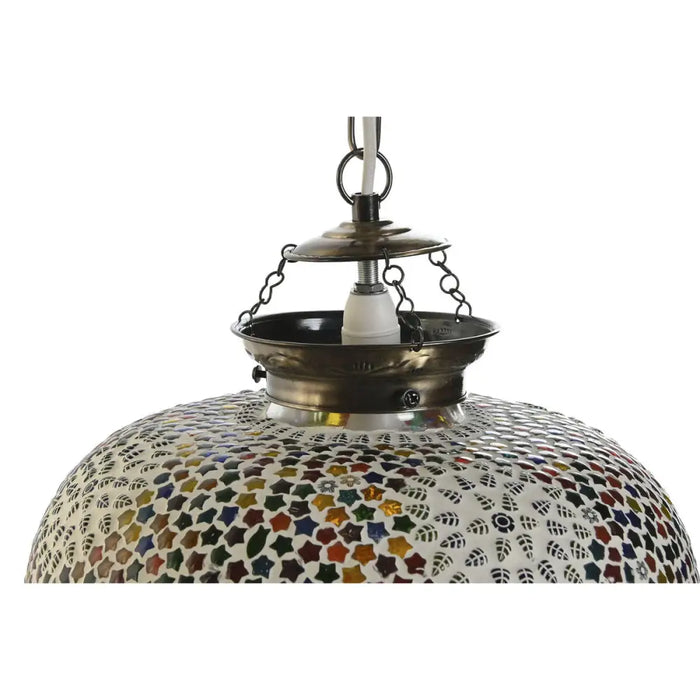 Полилей DKD Home Decor 32 x 32 x 26 cm Кристал Многоцветен