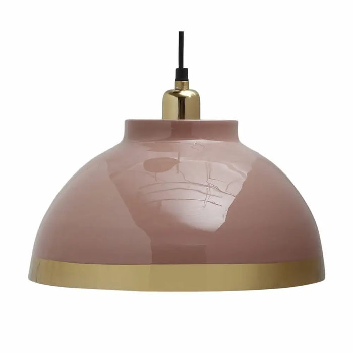 Полилей DKD Home Decor 33 x 33 x 24 cm Розов Метал Люляк 50