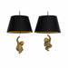 Полилей DKD Home Decor 35,5 x 35,5 x 51 cm Златен Смола