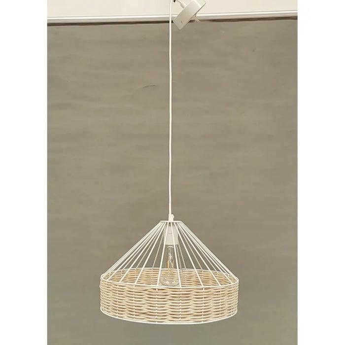 Полилей DKD Home Decor 35 x 35 x 22 cm Черен Метал Pатан 50