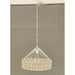 Полилей DKD Home Decor 35 x 35 x 22 cm Черен Метал Pатан 50