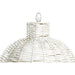 Полилей DKD Home Decor 38 x 28 x 24 cm Златен Бял Желязо 50