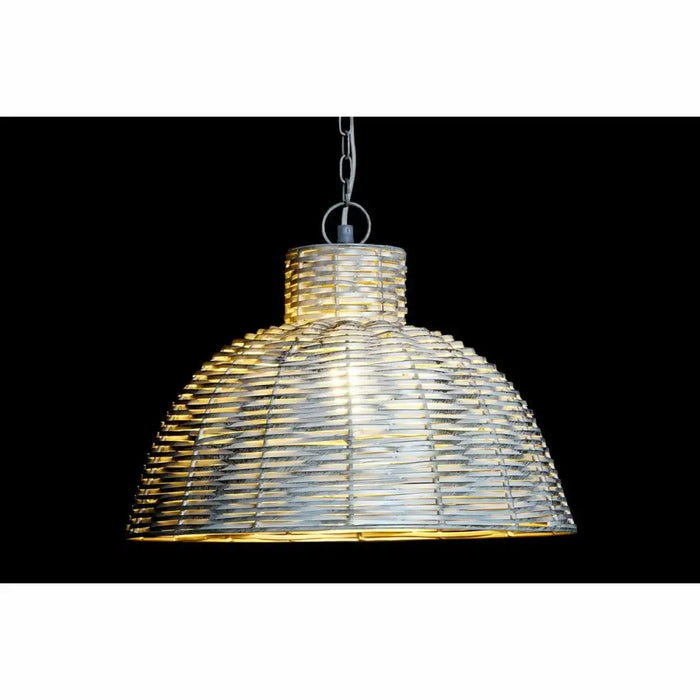 Полилей DKD Home Decor 38 x 28 x 24 cm Златен Бял Желязо 50