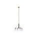 Полилей DKD Home Decor 50 x 50 x 144 cm Кристал Златен
