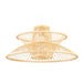 Полилей DKD Home Decor 50 x 50 x 22 cm Светло кафяв Бамбук