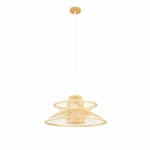 Полилей DKD Home Decor 50 x 50 x 22 cm Светло кафяв Бамбук