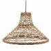 Полилей DKD Home Decor 56 x 56 x 34 cm Кафяв Pатан 50 W