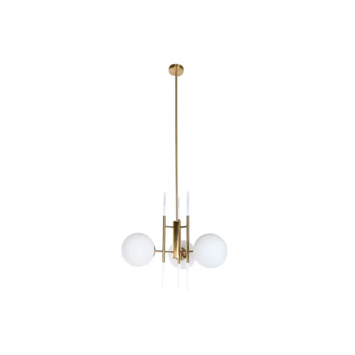 Полилей DKD Home Decor 64 x 64 x 64 cm Кристал Златен Метал