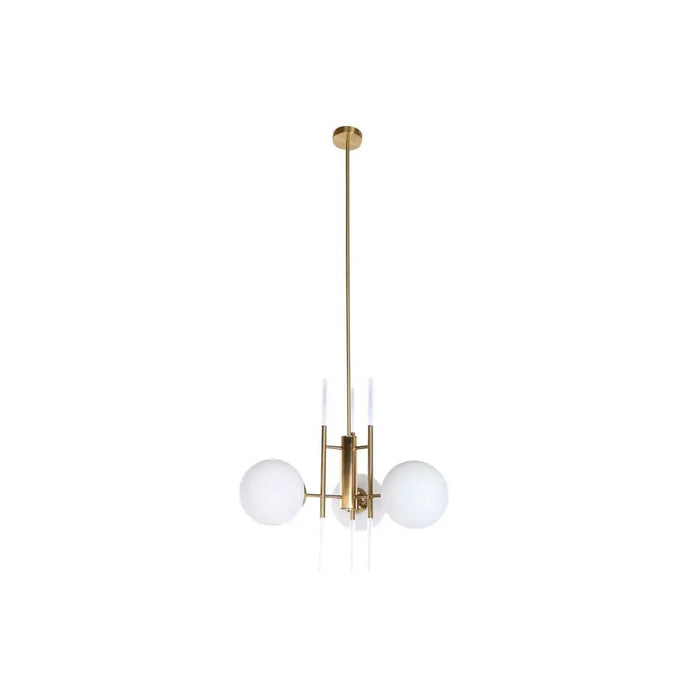 Полилей DKD Home Decor 64 x 64 x 64 cm Кристал Златен Метал