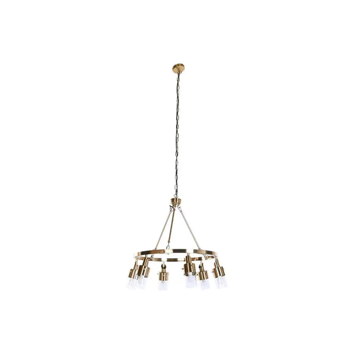 Полилей DKD Home Decor 66 x 66 x 60 cm Кристал Златен Метал
