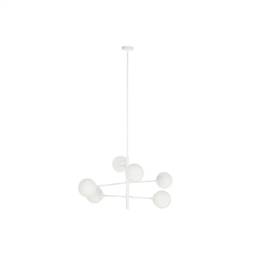Полилей DKD Home Decor 96 x 73 x 50 cm Кристал Метал Бял 50