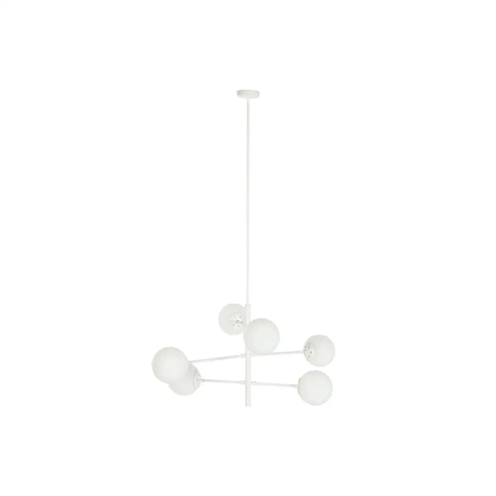 Полилей DKD Home Decor 96 x 73 x 50 cm Кристал Метал Бял 50