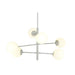 Полилей DKD Home Decor 96 x 73 x 50 cm Кристал Метал Бял 50