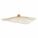 Полилей DKD Home Decor Бамбук Шапка за Слънце (88 x 88 x 17
