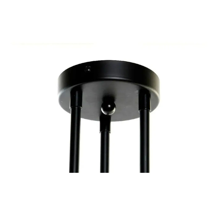 Полилей DKD Home Decor Бял Черен Метал Кристал 220 V 50 W