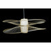 Полилей DKD Home Decor Бял Естествен Бамбук 50 W 100 x 100
