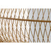 Полилей DKD Home Decor Бял Естествен Бамбук 40 W 83 x 83 x