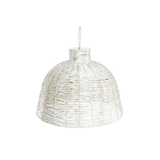 Полилей DKD Home Decor Бял Златен Желязо 50 W 51 x 51 x 38