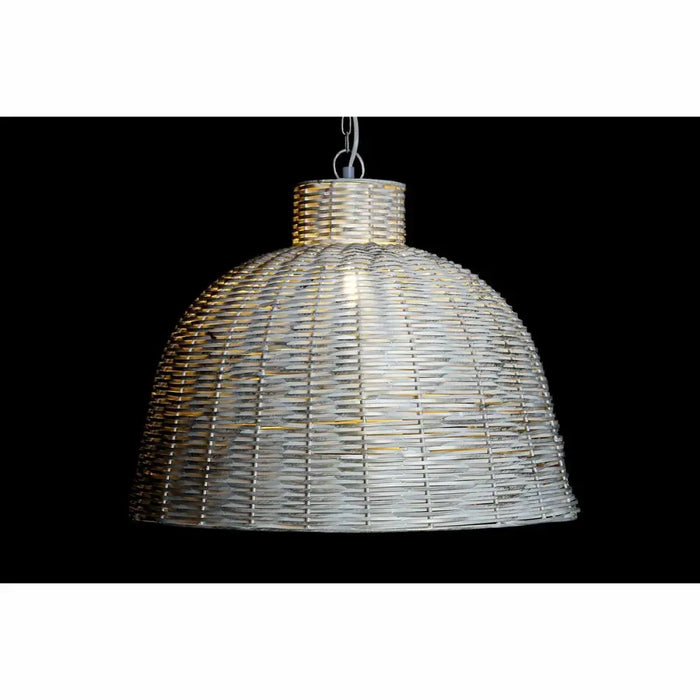 Полилей DKD Home Decor Бял Златен Желязо 50 W 51 x 51 x 38