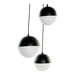 Полилей DKD Home Decor Бял Черен Метал Кристал 220 V (40 x