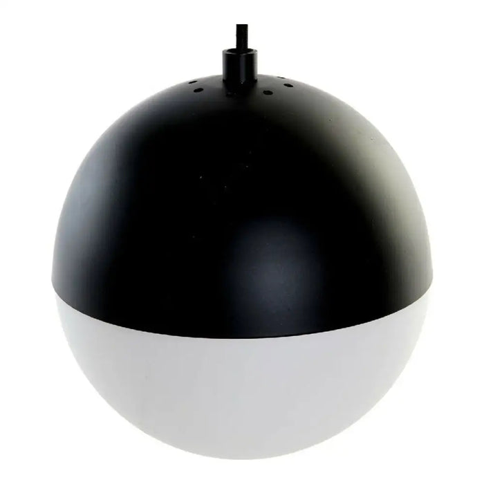 Полилей DKD Home Decor Бял Черен Метал Кристал 220 V (40 x