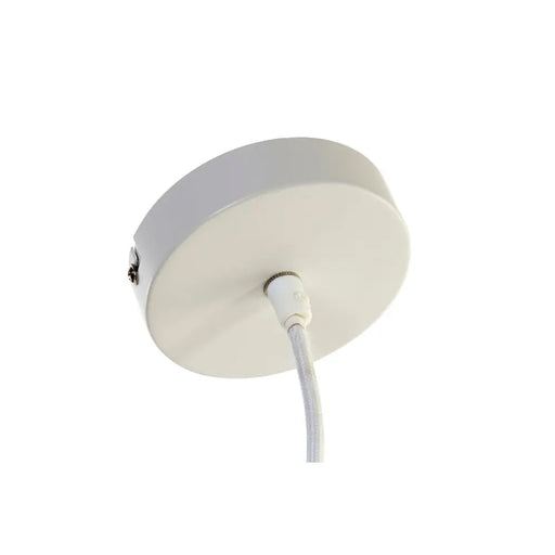 Полилей DKD Home Decor Бял Естествен Бамбук 40 W 83 x 83 x