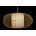 Полилей DKD Home Decor Бял Естествен Бамбук 40 W 83 x 83 x