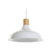Полилей DKD Home Decor Бял Кафяв Метал Бор 50 W 35,5 x 35,5