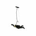 Полилей DKD Home Decor Черен Бял Смола 220 V 50 W (46 x