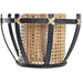 Полилей DKD Home Decor Черен Кафяв 220 V 50 W (34 x 34 x 35
