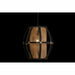 Полилей DKD Home Decor Черен Кафяв 220 V 50 W (34 x 34 x 35
