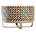Полилей DKD Home Decor Черен Кафяв 220 V 50 W (36 x 36 x 48