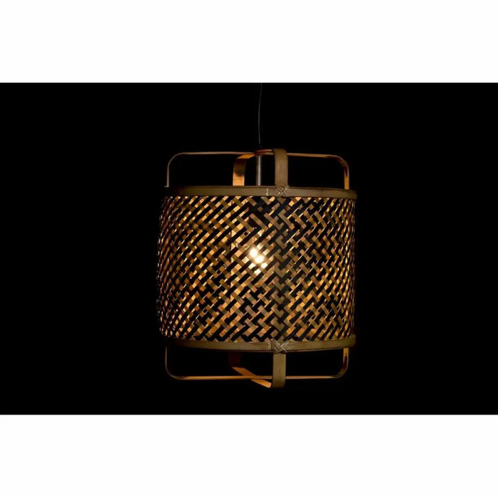 Полилей DKD Home Decor Черен Кафяв 220 V 50 W (36 x 36 x 48